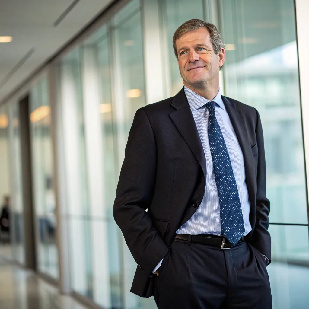 John Smith in a business suit